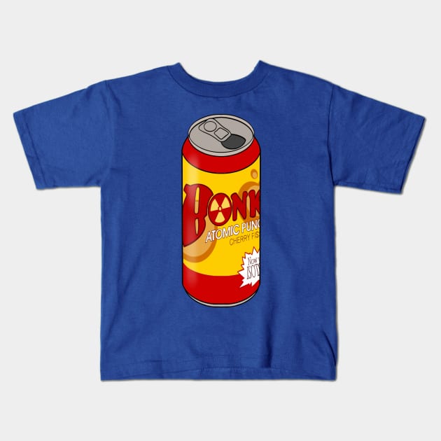 BONK! Atomic Punch. Cherry Fussion Kids T-Shirt by maplefoot